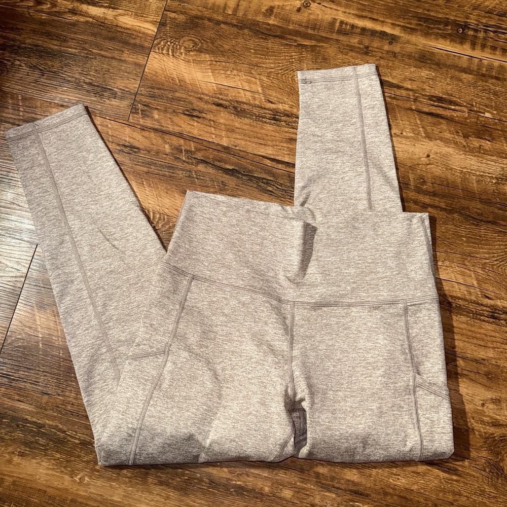 Aerie Offline Brown The Hugger High Rise Leggings Athletic Women's Large
